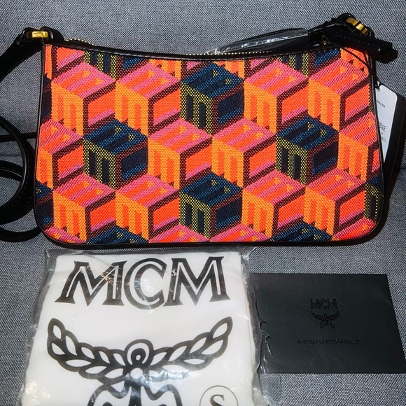 Sold-MCM Mini Cubic Monogram Bag (NWT)! - Picture 3 of 10